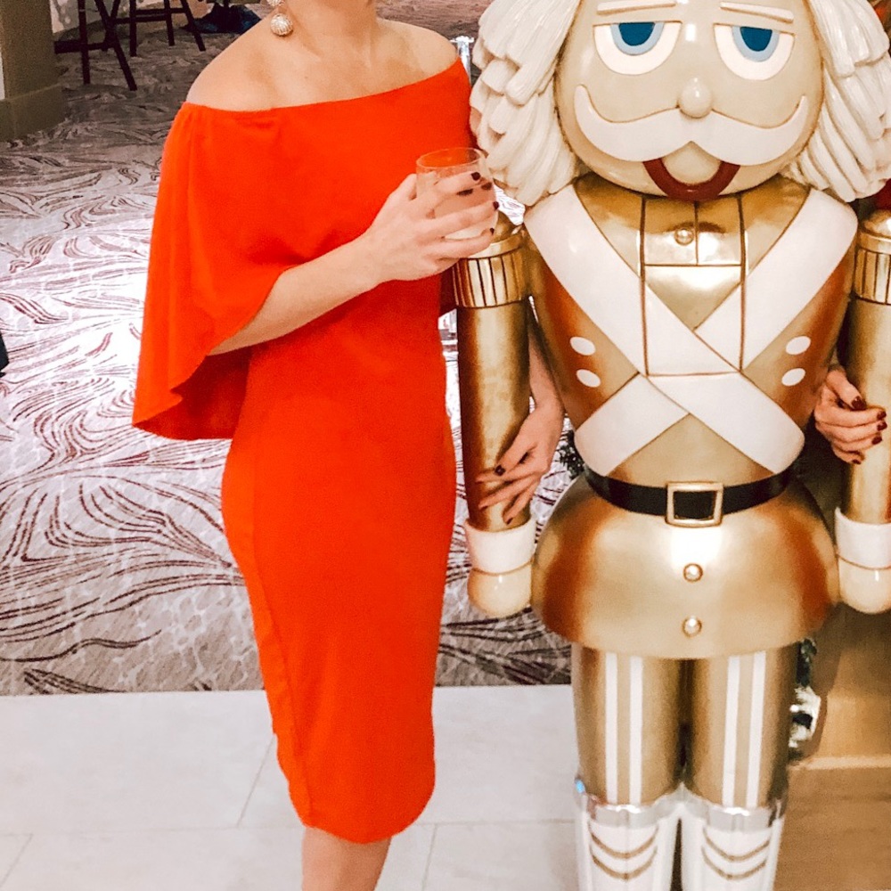 Off The Shoulder Cocktail Dress